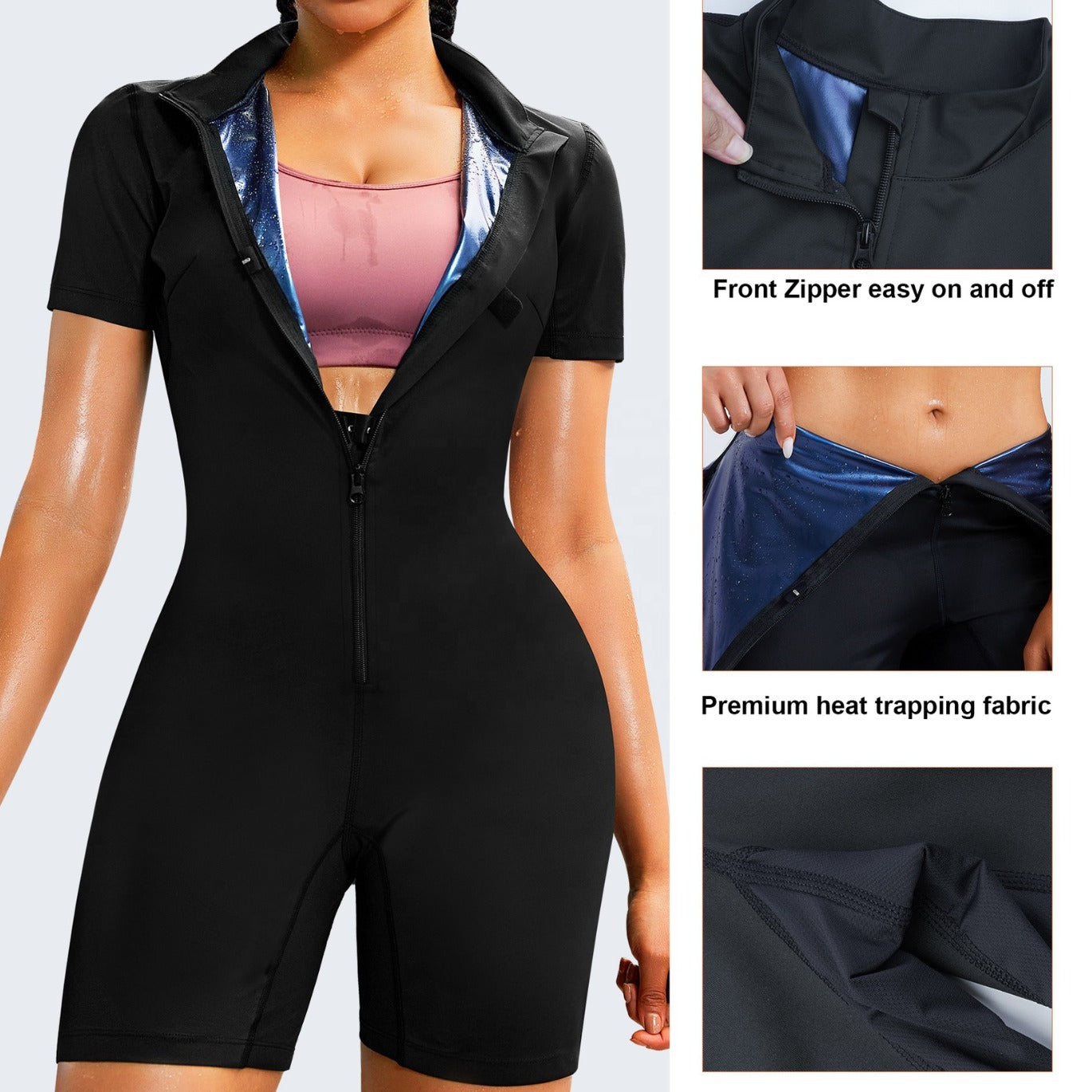 Ailovesexy - Women's Full Body Shapewear Sauna Suits