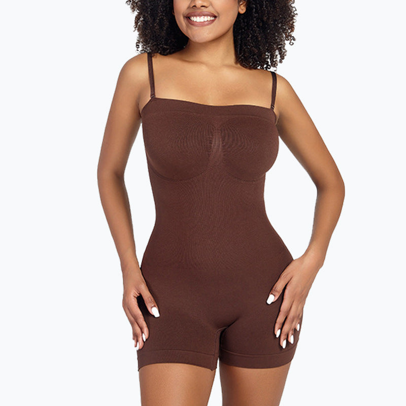 Ailovesexy - Strapless Slip Shapewear Bodysuit
