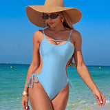 Ailovesexy - Women's Summer One Piece Swimsuits Sleeveless Tummy Control Bathing Suit 2025 Summer Swimwear