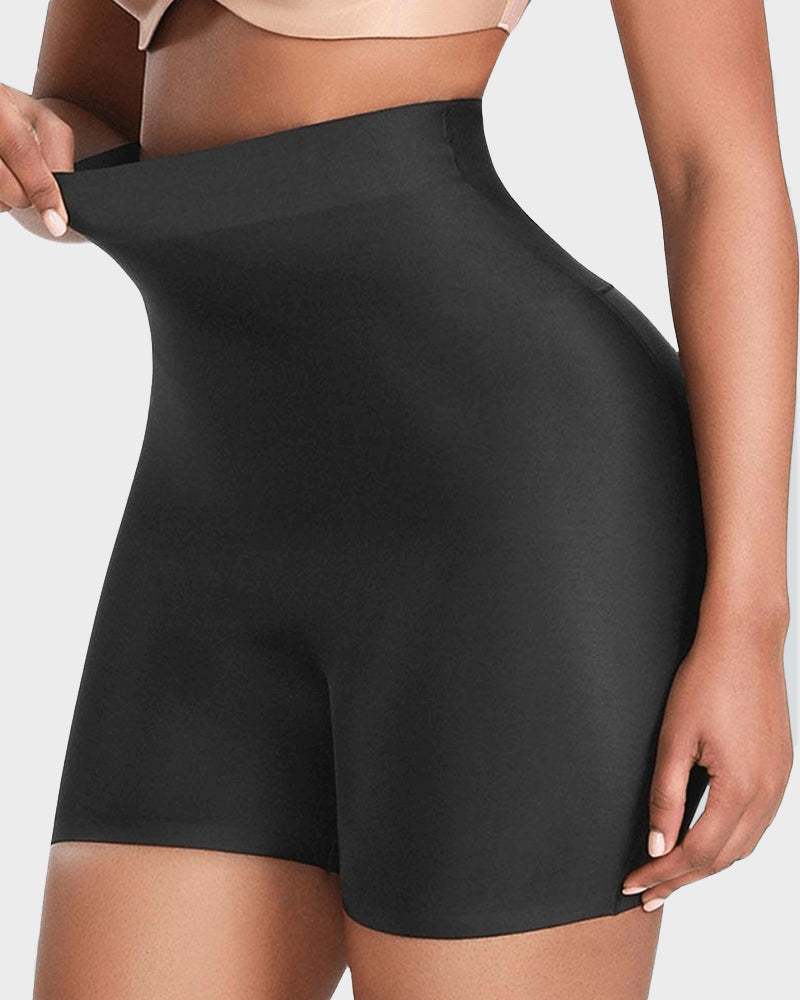 Ailovesexy - Seamless High-Waist Booty Lift Tummy Control Shapewear Shorts