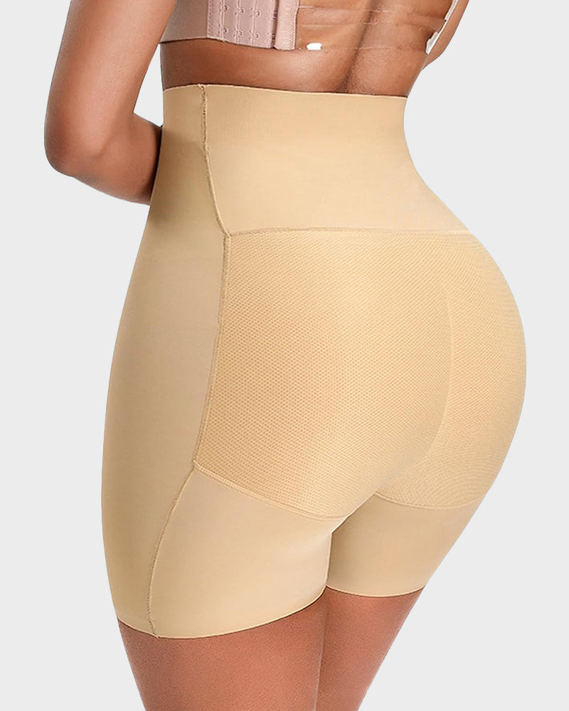 Ailovesexy - Seamless High-Waist Booty Lift Tummy Control Shapewear Shorts