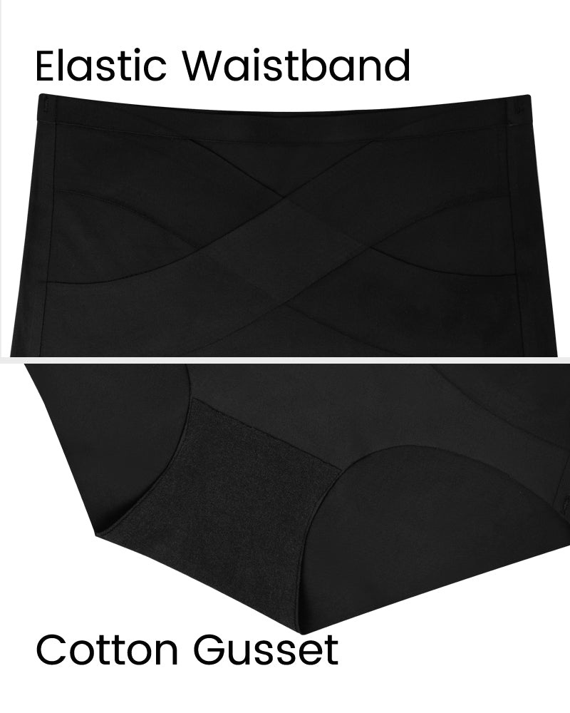 Ailovesexy - Seamless High-Waist Shaping Panty(5 Pack)