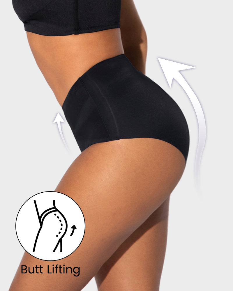 Ailovesexy - Seamless High-Waist Shaping Panty(5 Pack)