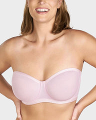 Ailovesexy - Strapless Mesh Underwire Balconette Bra