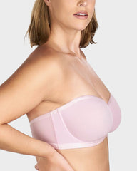 Ailovesexy - Strapless Mesh Underwire Balconette Bra