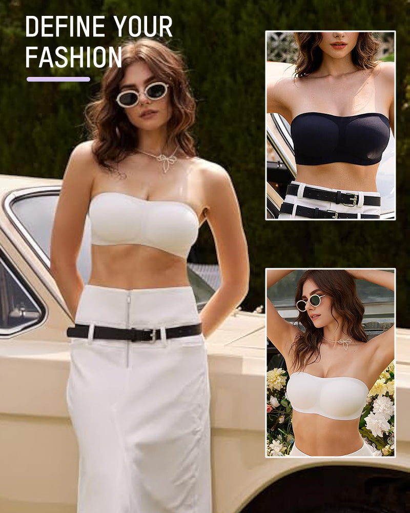 Ailovesexy - Strapless Wireless Padded Bandeau Bra