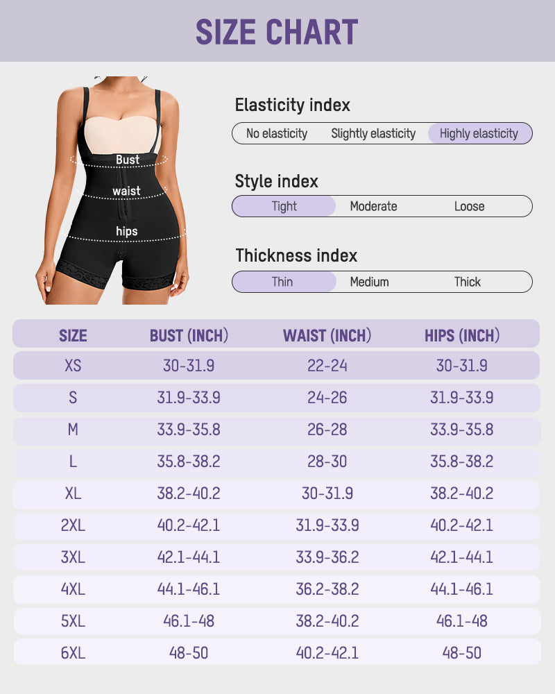 Ailovesexy - Tummy Control Butt Lifter Bodysuit BBL Fajas