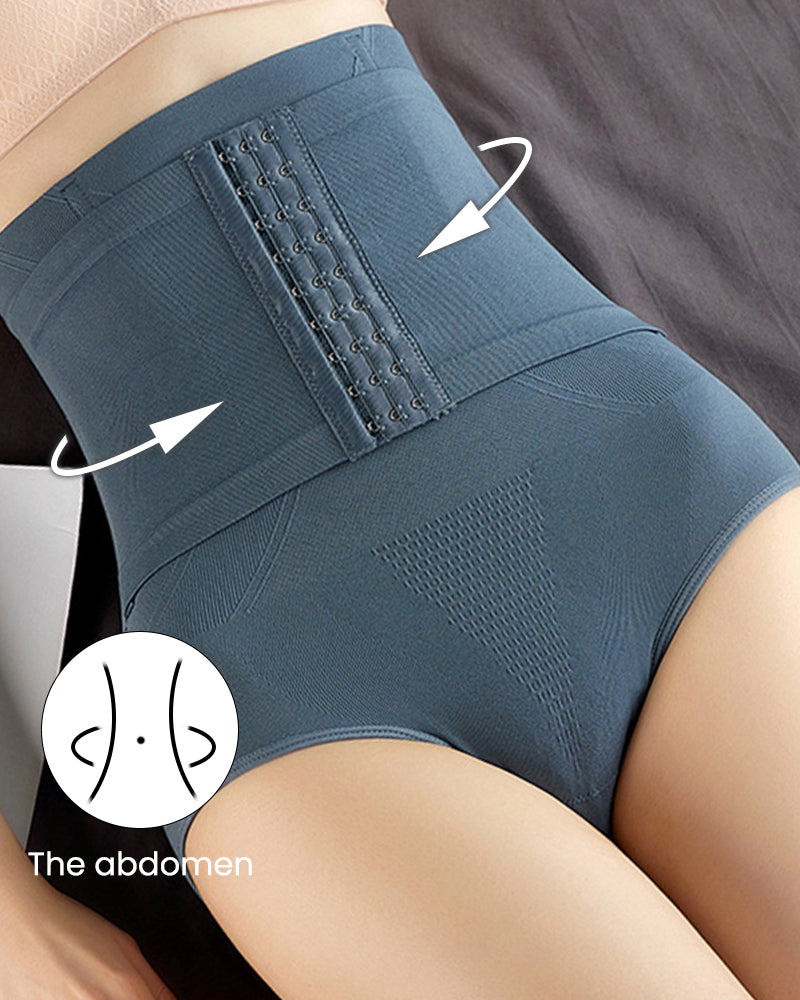 Ailovesexy - Double-Layer High Waist Tummy Control Shaping Panty