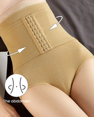 Ailovesexy - Double-Layer High Waist Tummy Control Shaping Panty