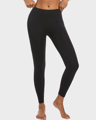 Ailovesexy - High Waist Butt Lifting Lightweight Fleece Lined Leggings