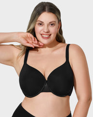Ailovesexy - Full Coverage Mesh Accented Molded Cup Underwired Bra