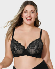 Ailovesexy - Lace Full Coverage Push Up Bra