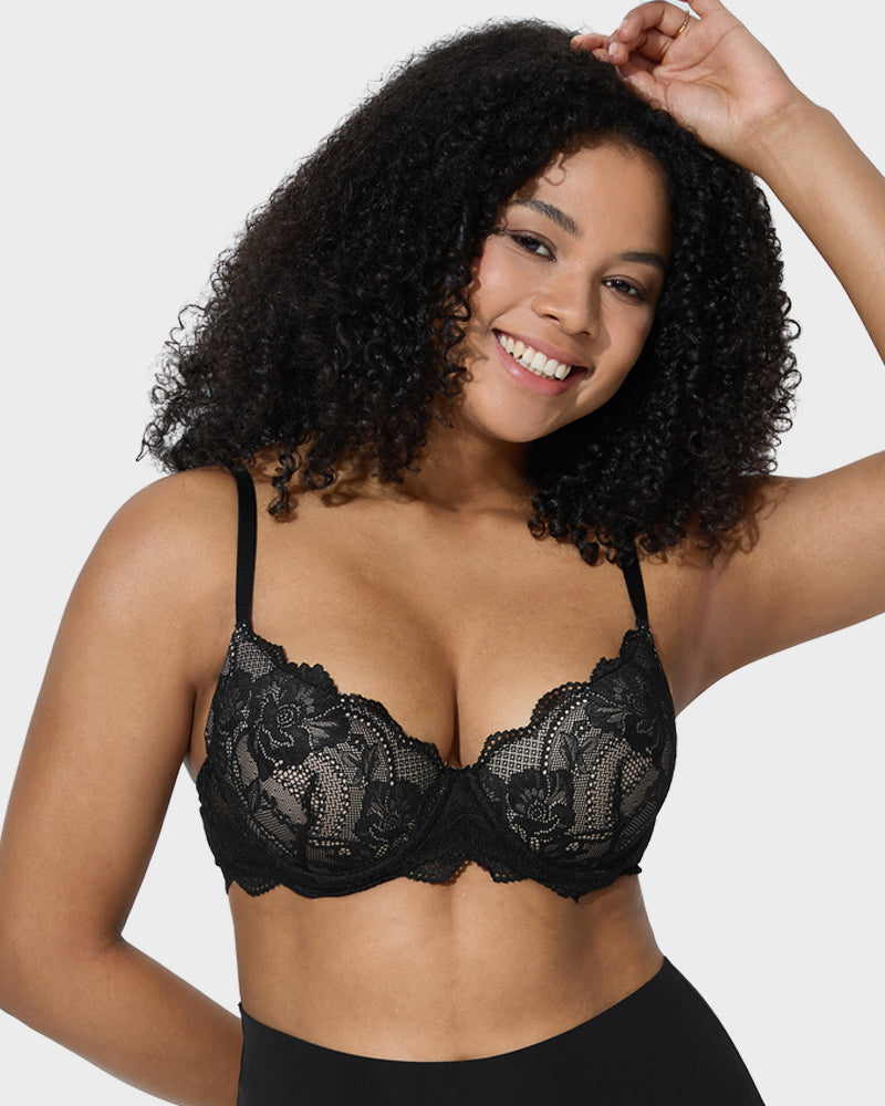Ailovesexy - Lace Full Coverage Push Up Bra