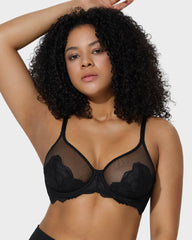 Ailovesexy - Full Coverage Lace Minimizer Bra