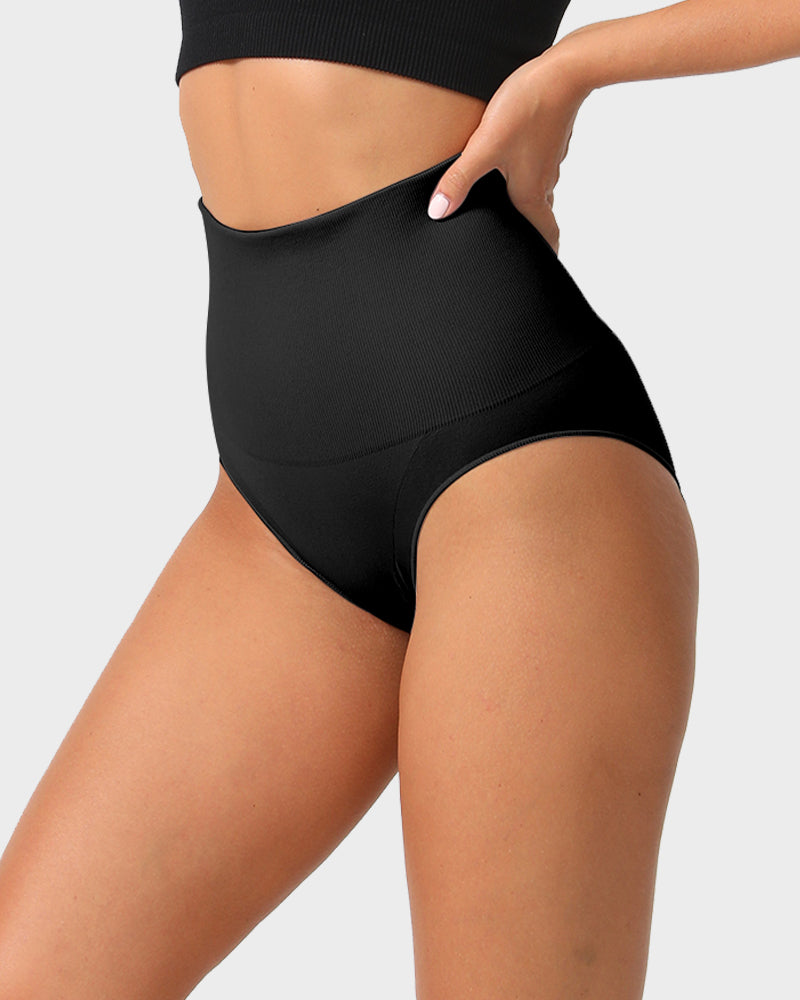 Ailovesexy - High Waist Seamless Tummy Control Brief Panty