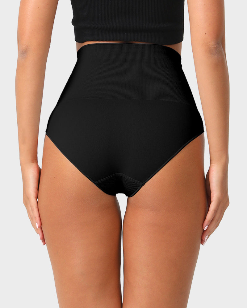 Ailovesexy - High Waist Seamless Tummy Control Brief Panty