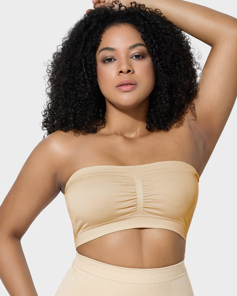 Ailovesexy - Seamless Comfort Non - Padded Strapless Bandeau Bra