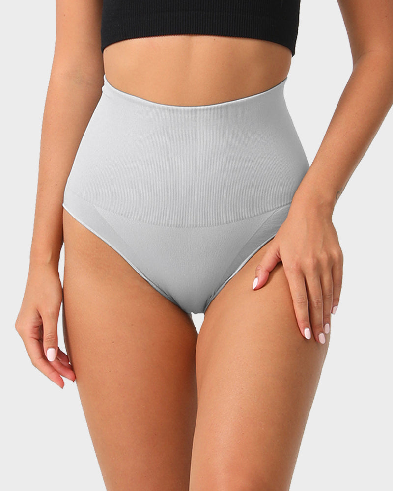Ailovesexy - High Waist Seamless Tummy Control Brief Panty