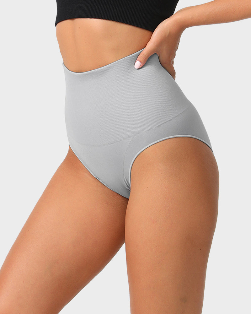 Ailovesexy - High Waist Seamless Tummy Control Brief Panty