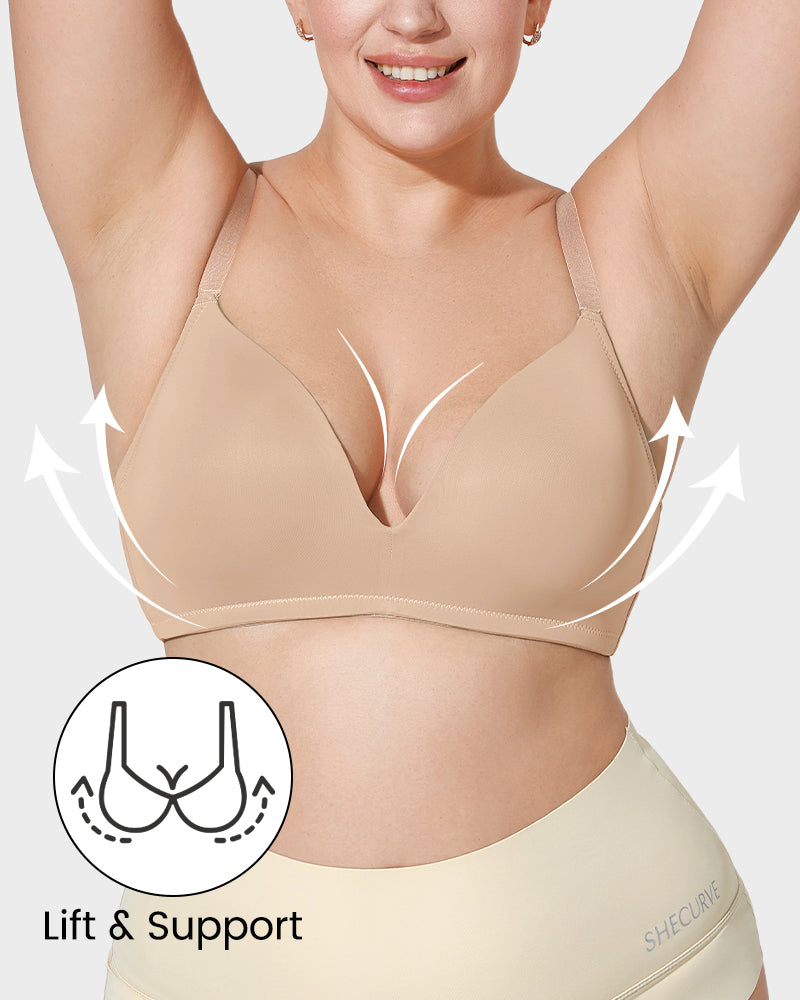 Ailovesexy - Seamless One - Piece Molded Wireless Bra