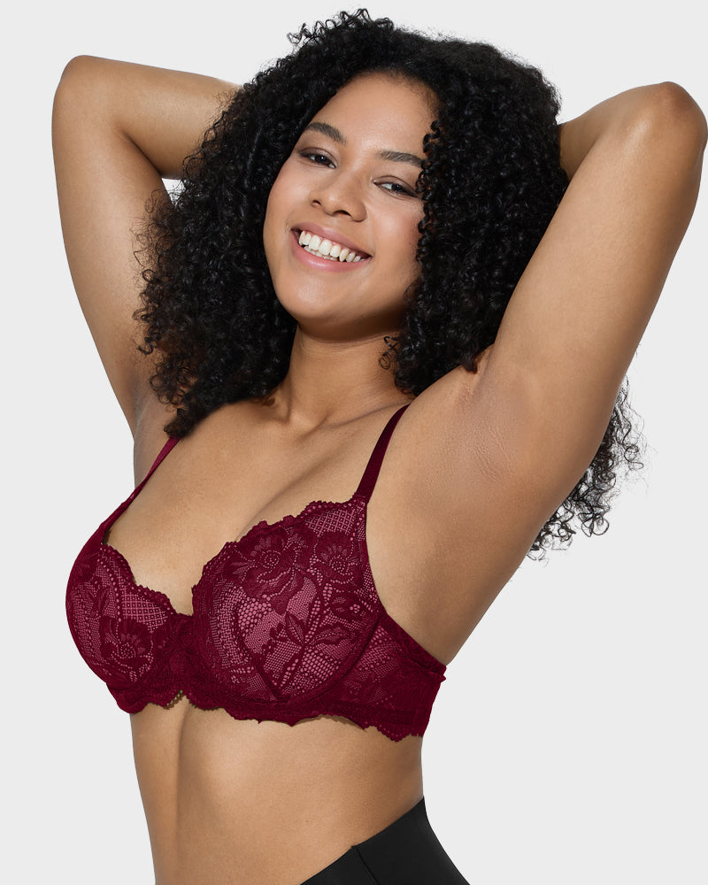 Ailovesexy - Lace Full Coverage Push Up Bra