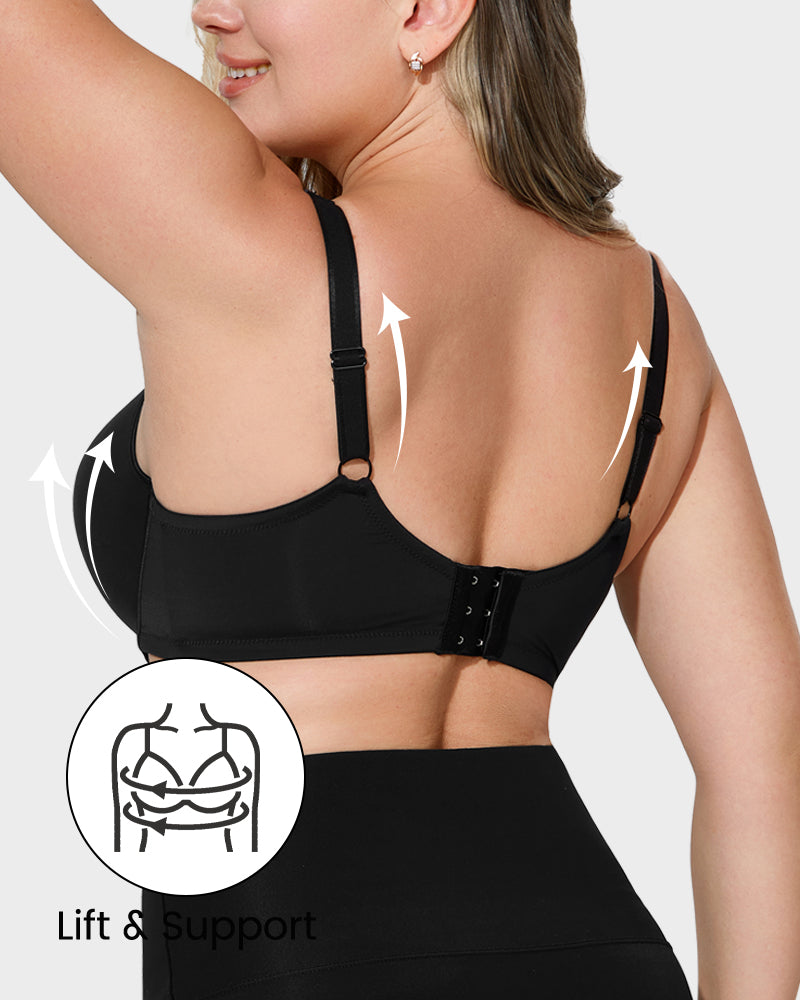 Ailovesexy - Full Coverage Mesh Accented Molded Cup Underwired Bra