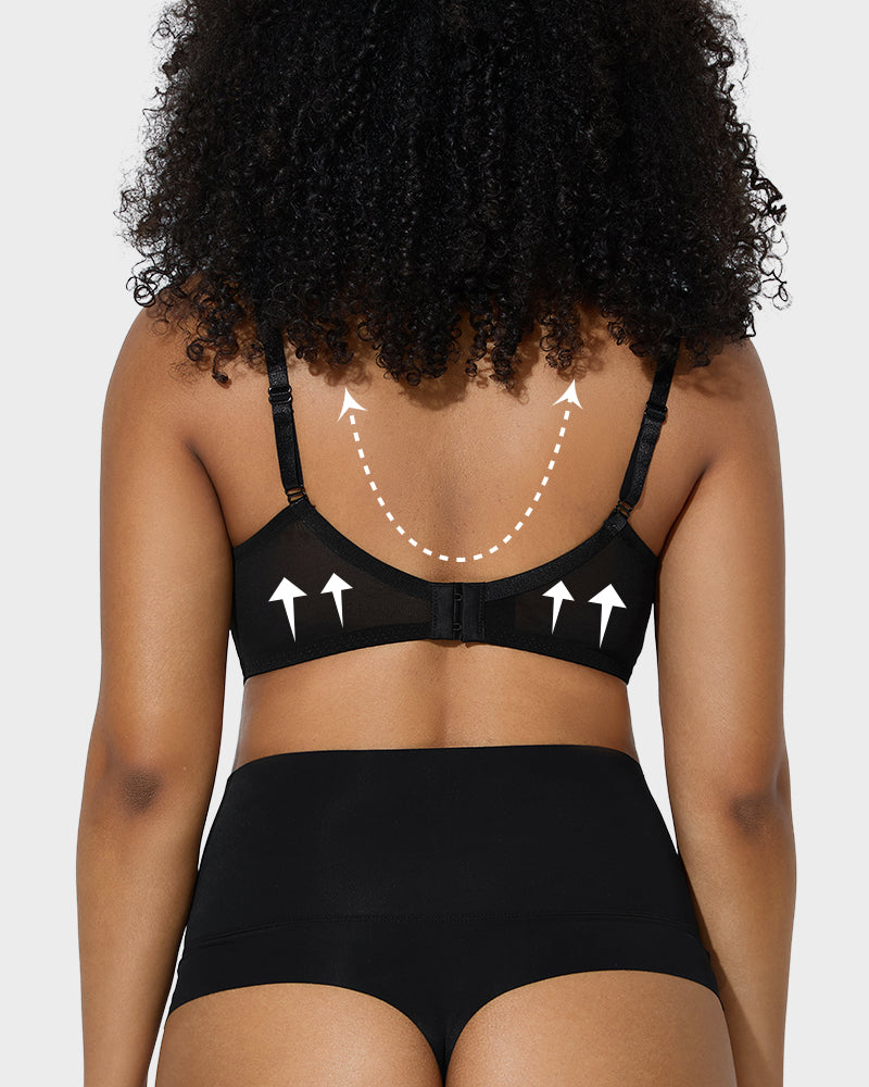 Ailovesexy - Full Coverage Lace Minimizer Bra