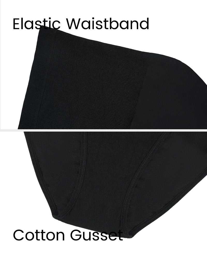 Ailovesexy - High Waist Tummy Control Brief Panty (2 Pack)