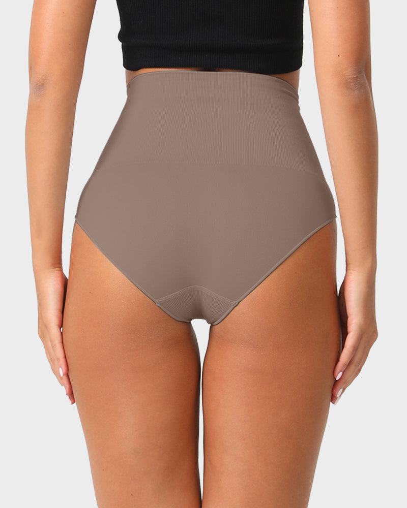 Ailovesexy - High Waist Seamless Tummy Control Brief Panty