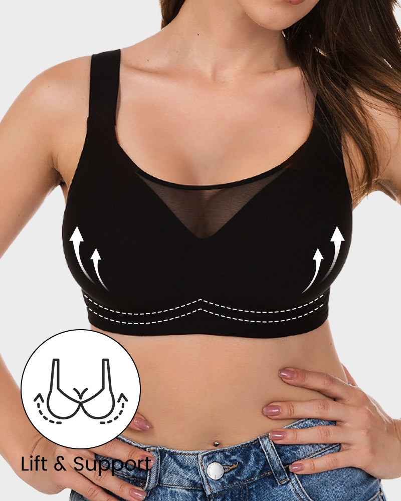 Ailovesexy - Mesh Front Contouring Bra