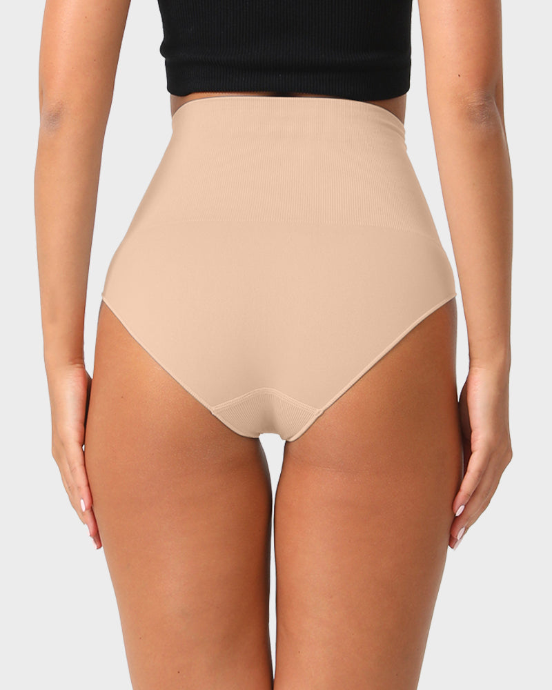 Ailovesexy - High Waist Seamless Tummy Control Brief Panty