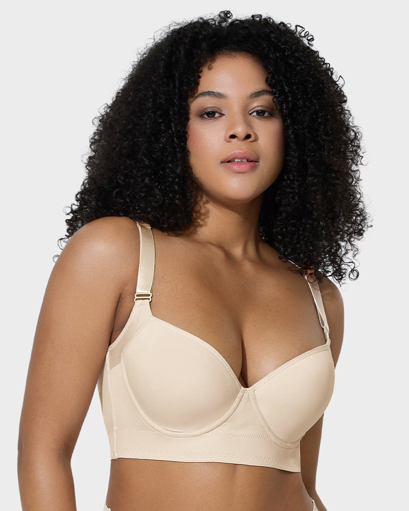 Ailovesexy - Back Smoothing Underwire Push Up Bra