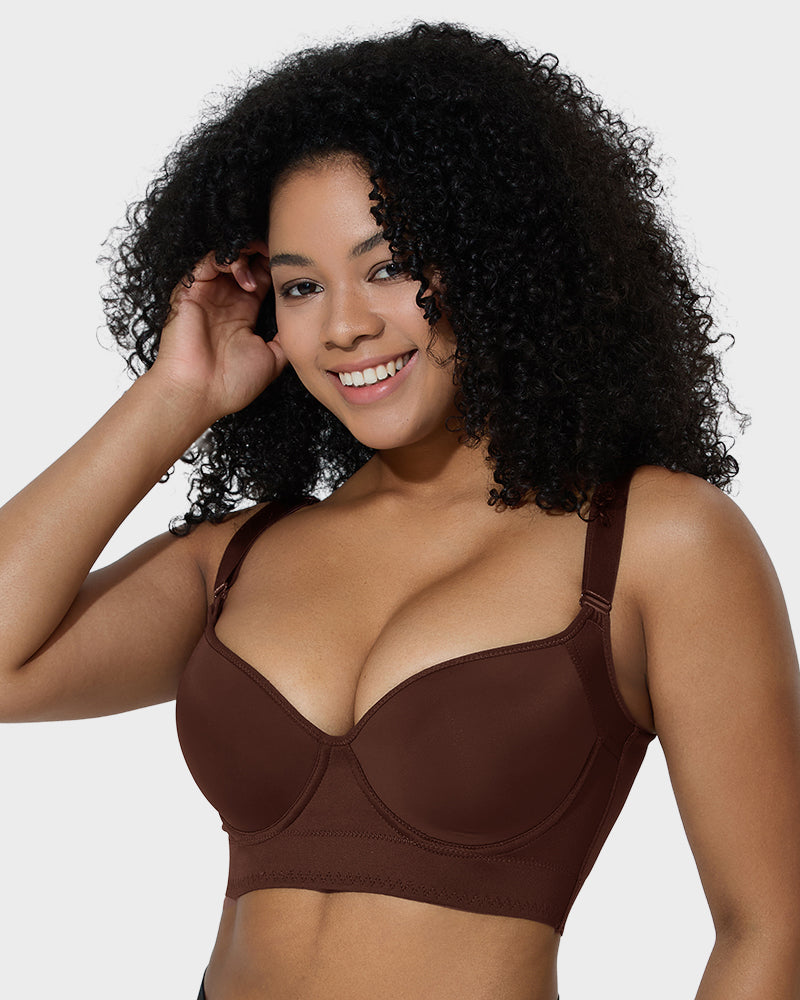 Ailovesexy - Back Smoothing Underwire Push Up Bra