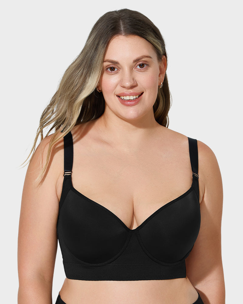 Ailovesexy - Back Smoothing Underwire Push Up Bra