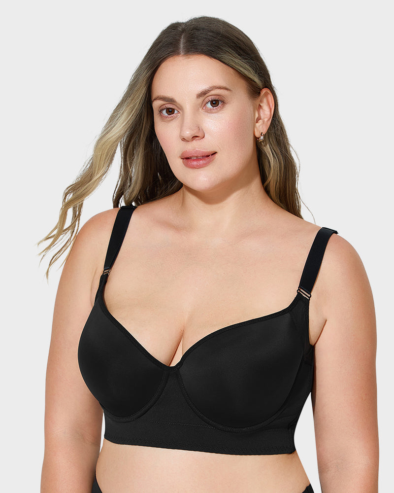 Ailovesexy - Back Smoothing Underwire Push Up Bra