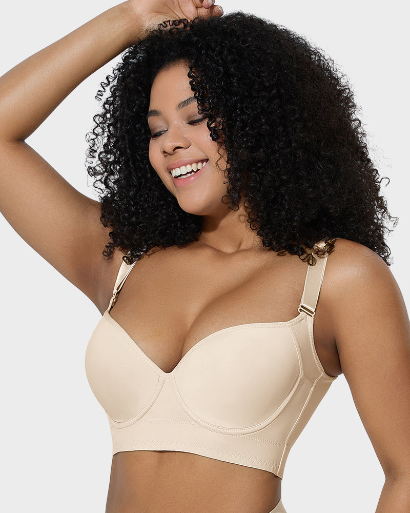 Ailovesexy - Back Smoothing Underwire Push Up Bra