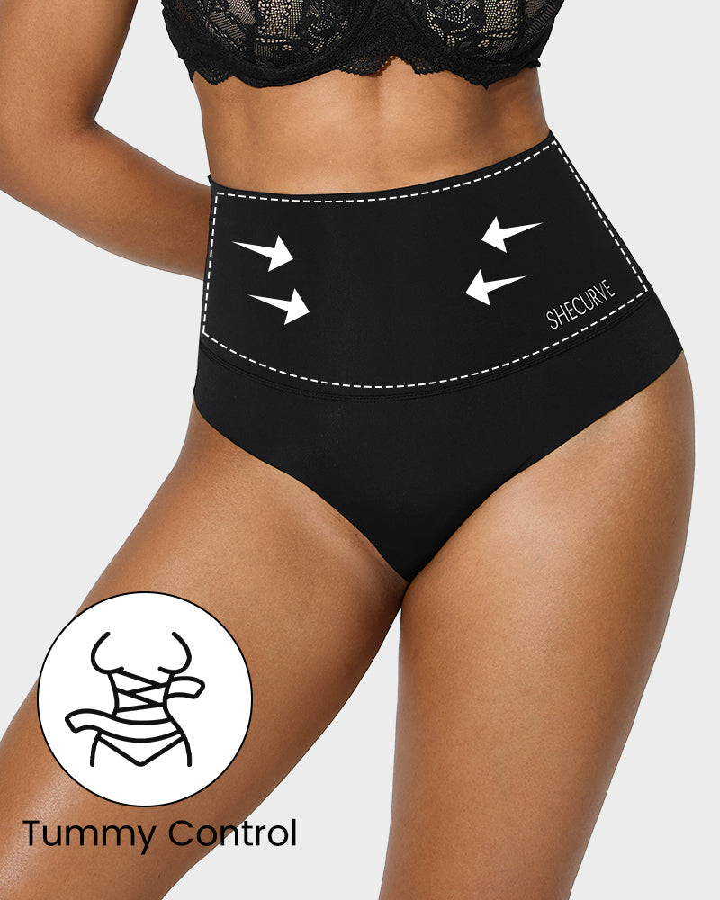 Ailovesexy - 3-Pack High Waisted Tummy Control Briefs