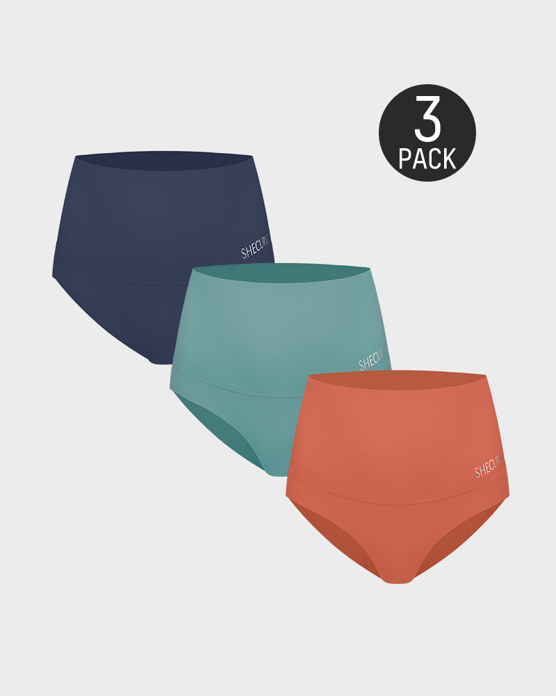 Ailovesexy - 3-Pack High Waisted Tummy Control Briefs