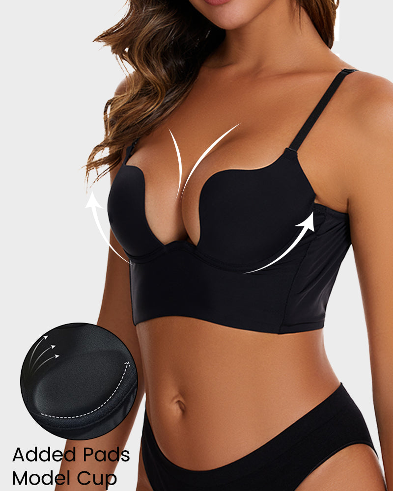 Ailovesexy - Low Cut U - Shaped Backless Bra