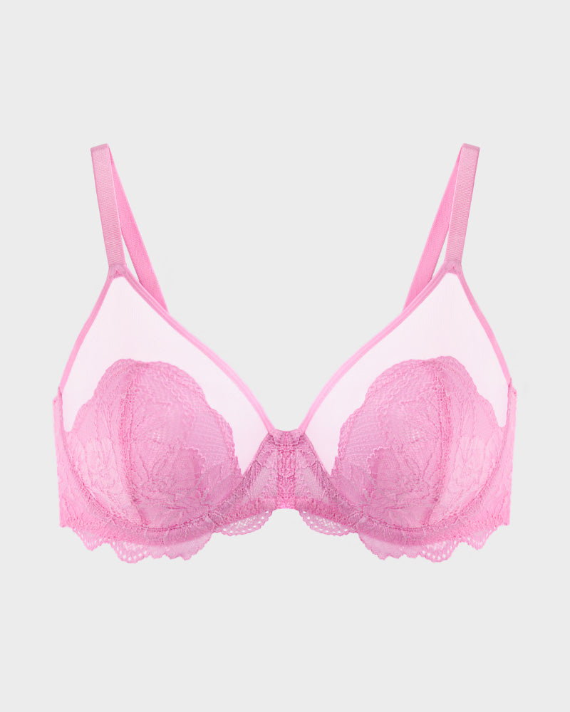Ailovesexy - Full Coverage Lace Minimizer Bra