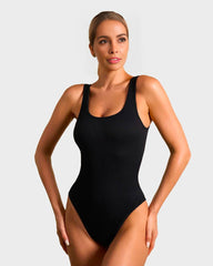 Ailovesexy - Wide Strap Backless Thong Bodysuit