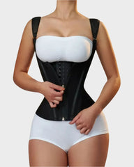 Ailovesexy - Double Waistband Corset Vest Waist Trainer
