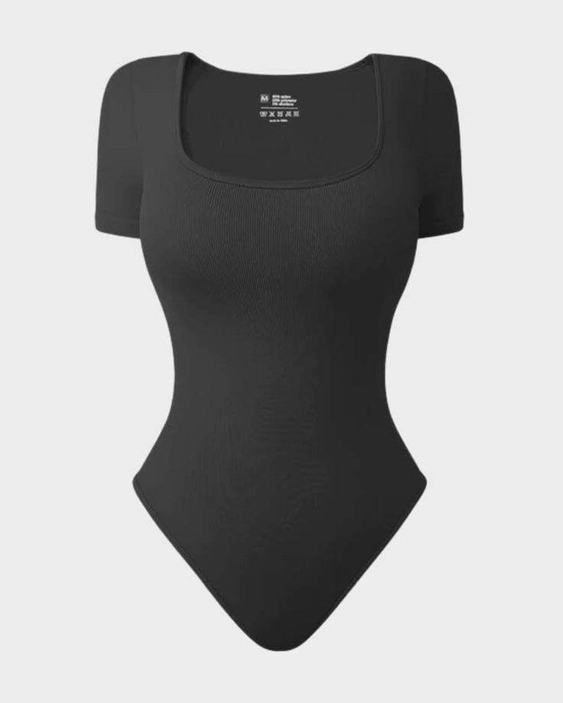 Ailovesexy - Basic Square Neck Bodysuit