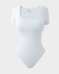 Ailovesexy - Basic Square Neck Bodysuit