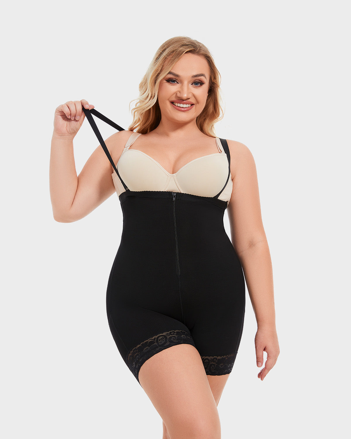 Ailovesexy - Open Bust Tummy Control Body Shaper