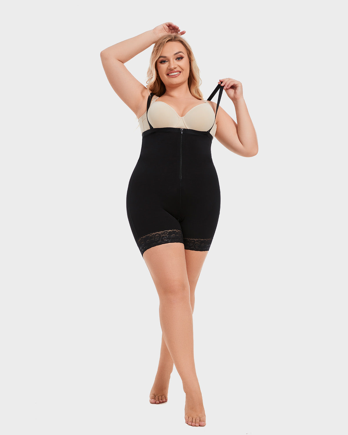 Ailovesexy - Open Bust Tummy Control Body Shaper