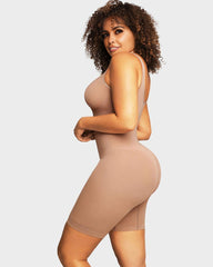 Ailovesexy - Seamless Sculpting Mid Thigh Bodysuit